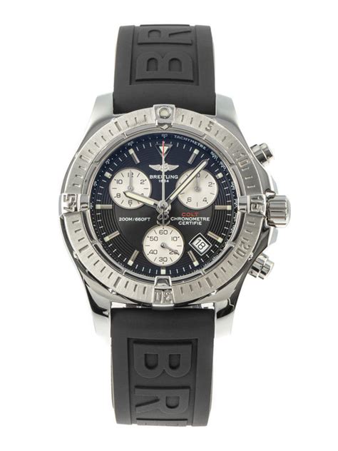 breitling uhr mit gummiarmband|breitling uhrband.